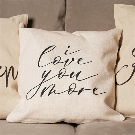 I Love You More Pillow – SERITA JAKES HOME