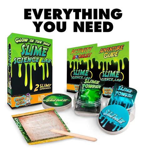 Slime Making Kit Glow in the Dark Slime Science Kit Classic | Etsy