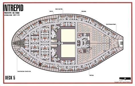 The full set of 20 high resolution Strategic Design deck plans for the Intrepid Class from ...