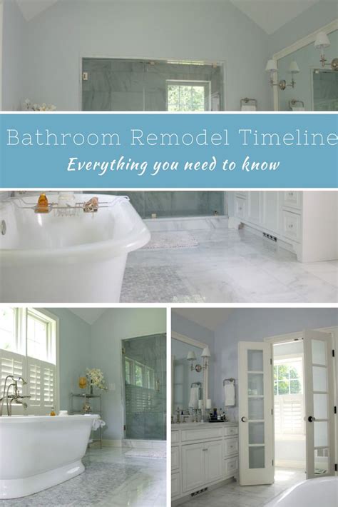 Bathroom Remodel Timeline: Everything you Need to Know | Bathrooms remodel, Remodel, Bathroom