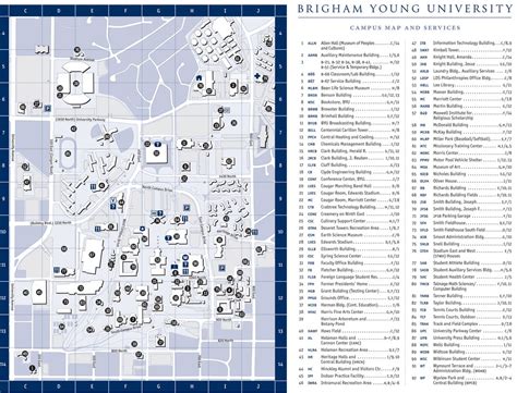 Directions & Maps | Mechanical Engineering in Byu Campus Map Printable ...