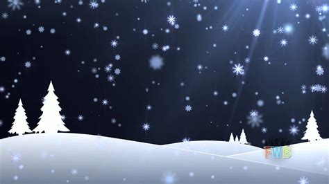 Free Christmas Worship Background Winter Wonderland - YouTube