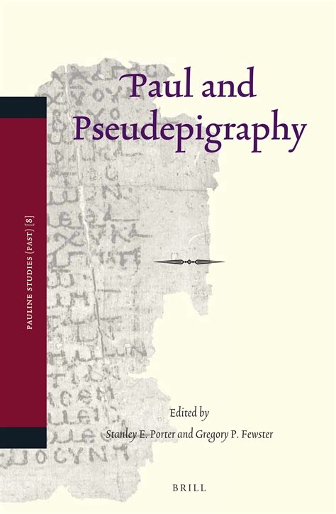 Pauline Chronology and the Question of Pseudonymity of the Pastoral Epistles in: Paul and ...