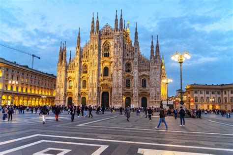 Cathedral or Duomo Di Milano at Night in Milan. Italy Editorial Photography - Image of christian ...