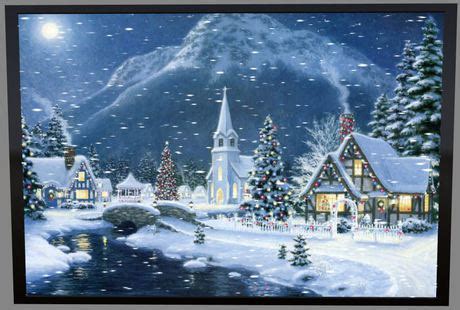 Second Life Marketplace - ~FBD~ Animated Snowy Small town Christmas Art