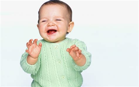 HD Baby Laughing Widescreen Wallpaper | Download Free - 139498