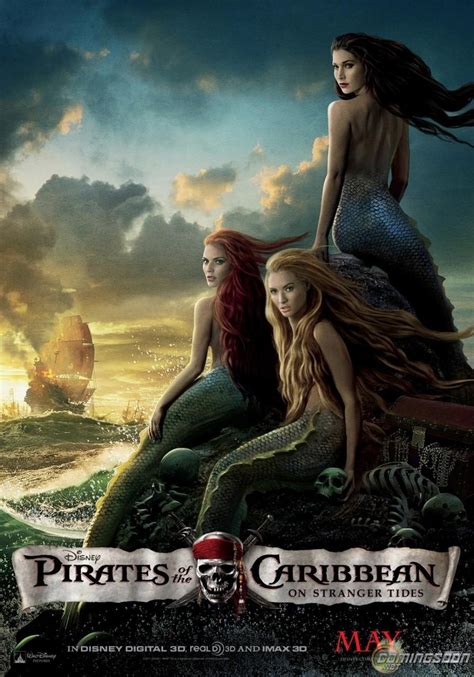 New Pirates of the Caribbean: On Stranger Tides Poster Features Multiple Mermaids - HeyUGuys