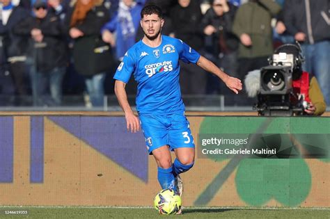 Liberato Cacace of Empoli FC in action during the Serie A match... News ...