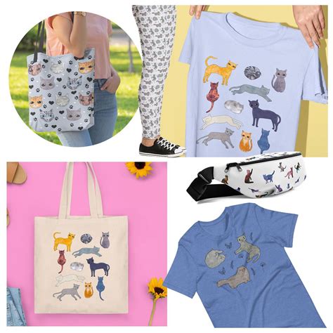 Spring Summer Cat-themed Women's Fashion