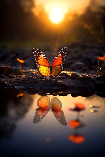 Beautiful butterfly in nature | AI-generated image