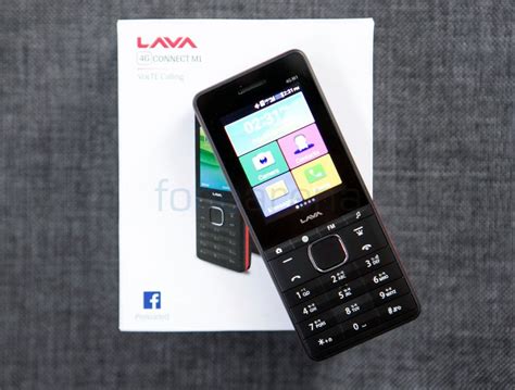 Lava 4G Connect M1 Unboxing – 4G VoLTE feature phone