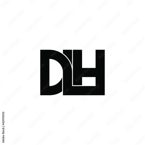 dlh letter original monogram logo design Stock Vector | Adobe Stock