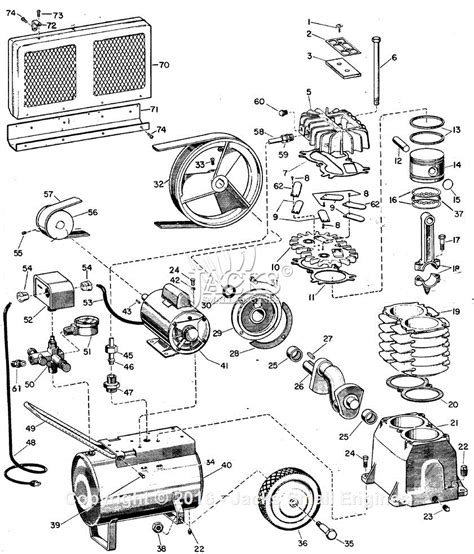 Jobsmart Air Compressor Parts Diagram