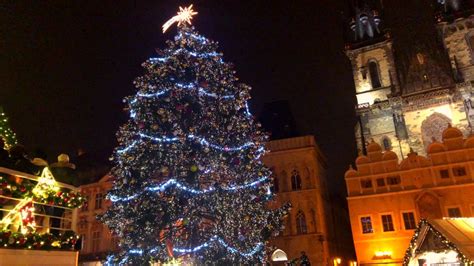 Christmas in Prague, Christmas tree in Prague, Christmas market in Prague - YouTube