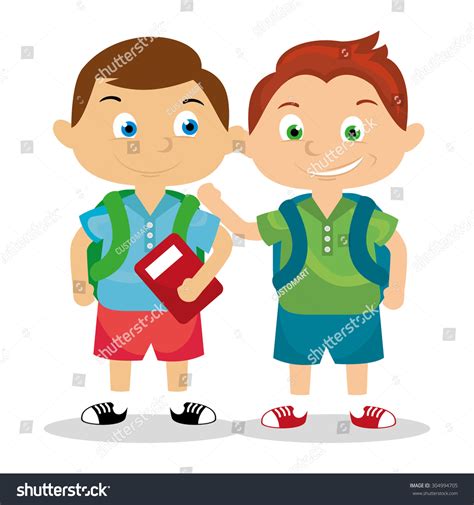 Cartoon Classmate: เวกเตอร์สต็อก (ปลอดค่าลิขสิทธิ์) 304994705 | Shutterstock