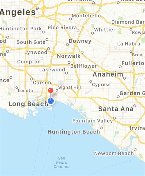 Long Beach Map California | Beach Map