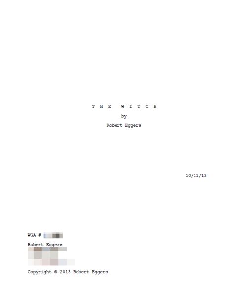 The Perfect Screenplay Title Page - Arc Studio Blog