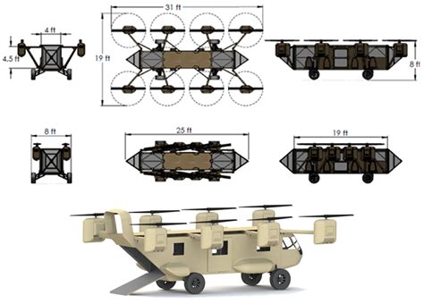 AT Black Knight Transformer : Truk Dengan Kemampuan Terbang Bak Helikopter