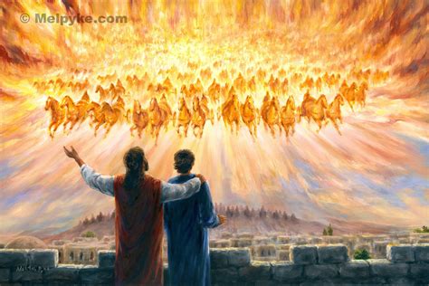 Chariots of Fire Art Print Army From Heaven / Spiritual - Etsy