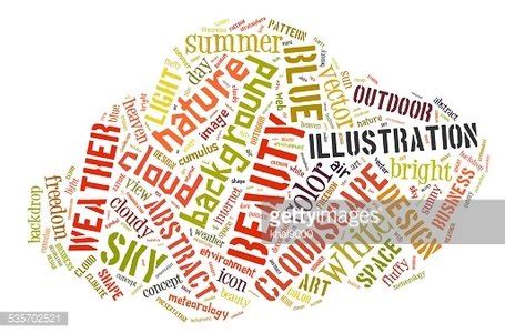 Colourful Word Cloud Stock Clipart | Royalty-Free | FreeImages