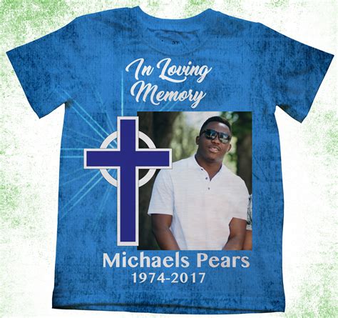 In Loving Memory T Shirt Template