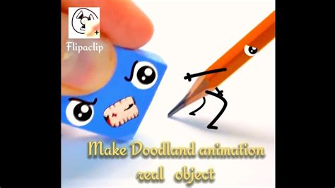 Make a Doodland animation real object make in ( Flipaclip). // make by ...