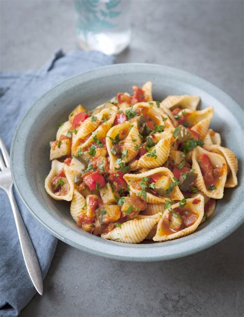 Courgette Caponata Pasta - Recipes - Hairy Bikers