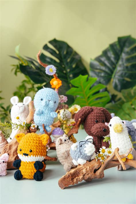 Easy Crochet Animal Kit - Amigurumi Animals - Hookok