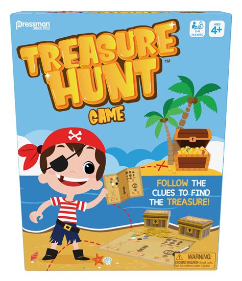 Pressman Treasure Hunt Game - Follow the Clues to Find the Treasure - Walmart.com