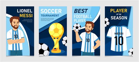 Lionel Messi Instagram Story Template 21663939 Vector Art at Vecteezy