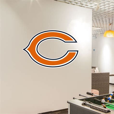 Sports Team Wall Decal - Chicago Bears Football Team Logo | Chicago ...