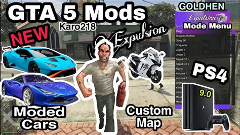 PS4 GTA 5 Unlimited Modified Cars and Bikes Mod Menu ! - YouTube