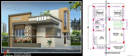 Ground Floor Front Elevation Designs With Parking And Boundary Wall – NBKomputer