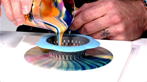 Tutorial : Liquitex POURING MEDIUM Demonstration - YouTube