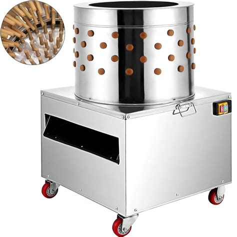 VEVOR Stainless Steel Chicken Plucker Turkey Poultry Defeather Plucking Machine 20Inch - Walmart ...