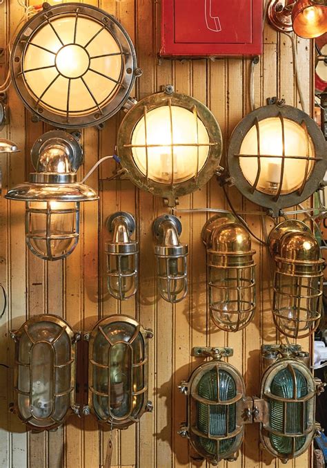 Nautical Lights Ahoy | Nautical lighting, Nautical bathroom decor, Vintage nautical decor