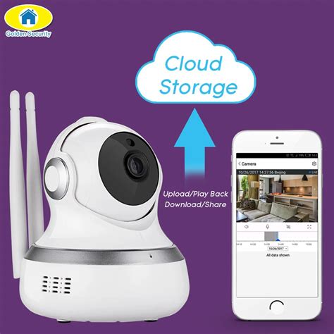 Golden Security 720P Cloud Storage Cam WiFI IP Camera Motion Detection ...