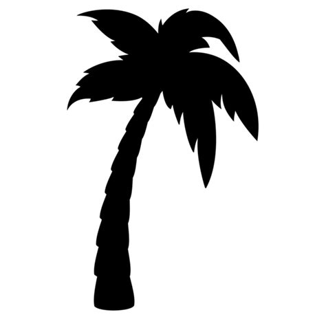 Palm Tree Clip Art Silhouette - Get More Anythink's