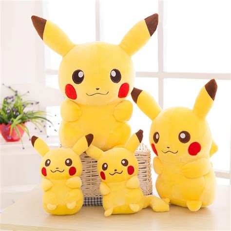 30/45/65cm Smile Pikachu Animal Dolls Cute Plush Toys Children Soft PP Cotton Kids As Birthday ...