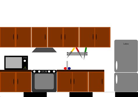 Kitchen Cabinet Cartoon