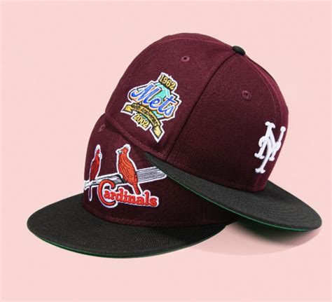 Mets Maroon and Black cap - The Mets Police