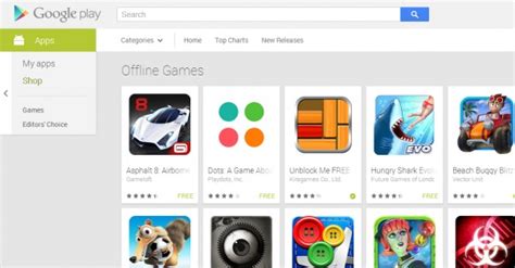 Google Play now has ‘Offline Games’ section | Android Community