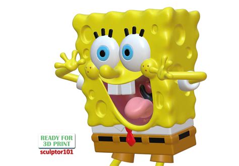 SpongeBob SquarePants - 3D Model by sculptor101