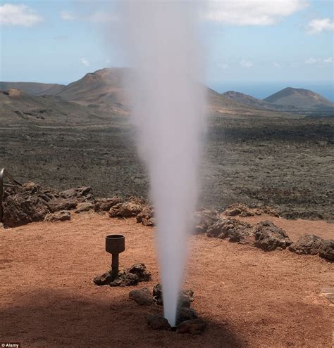 Lanzarote restaurant El Diablo uses VOLCANO to cook food at 450 degrees C | Daily Mail Online