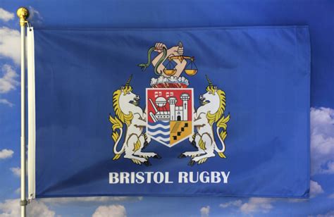 Bristol Rugby Club Blue Retro Flag | Buy online at flags4sale.com