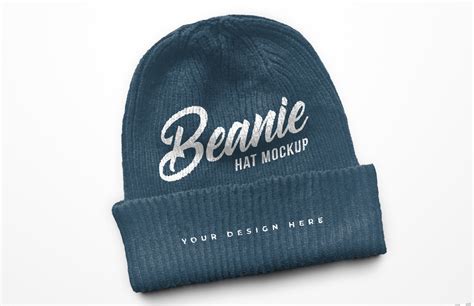 Beanie Winter Hat Mockup — Medialoot