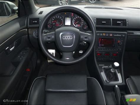 2007 Audi RS4 4.2 quattro Sedan Black Dashboard Photo #72629731 | GTCarLot.com