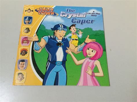 LAZY TOWN, THE CRYSTAL CAPER, LIFT THE FLAP STORY PICTURE BOOK, NEW ...