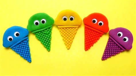 Play doh ice cream cones with eyes and surprise toys for kids – Artofit