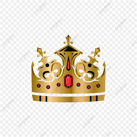 King Crown Vector Hd Images, Realistic Gold King Crown Vector Design, King Crown, Crown Png ...